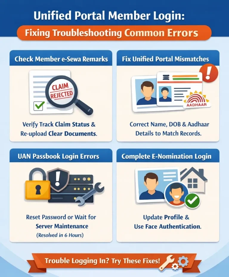 Common EPFO Login Problems & Solutions (Fix Guide)