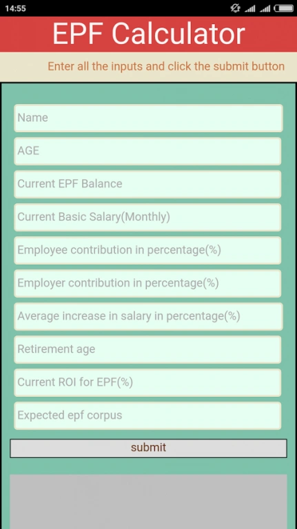 Key Inputs Required for EPF Calculation