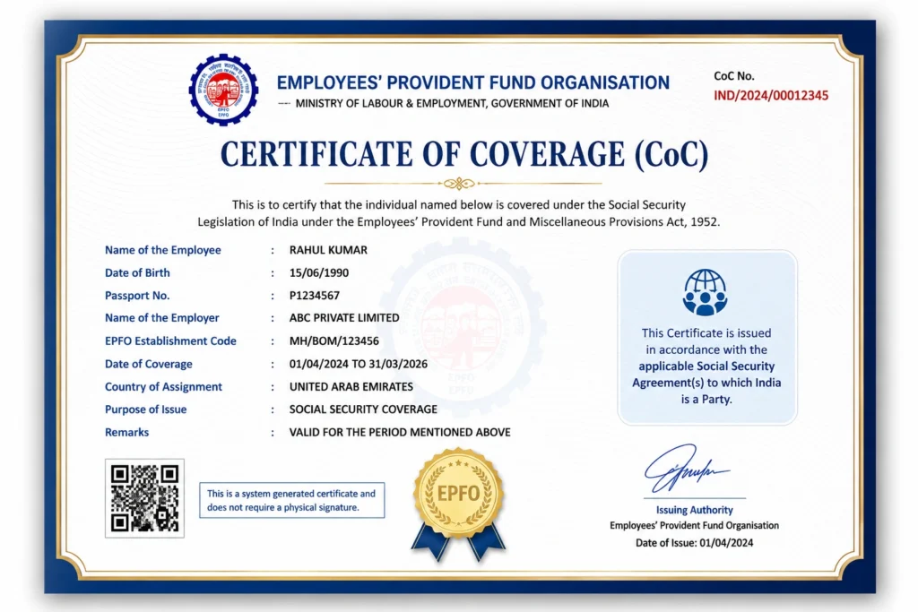 Certificate of Coverage (CoC)
