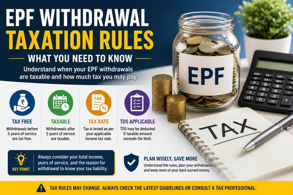 EPF Withdrawal Taxation Rules: What You Need to Know