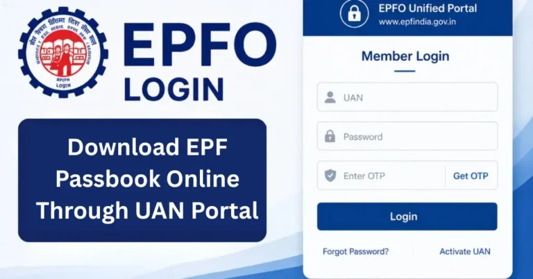 Download EPF Passbook Online Through UAN Portal